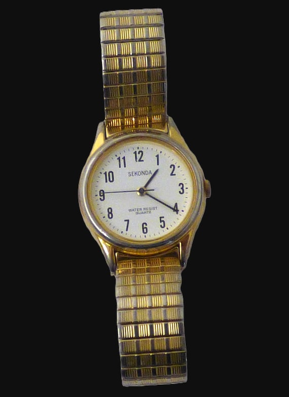 Sekonda Ladies Gold Tone Quartz Watch 1980s – 1990