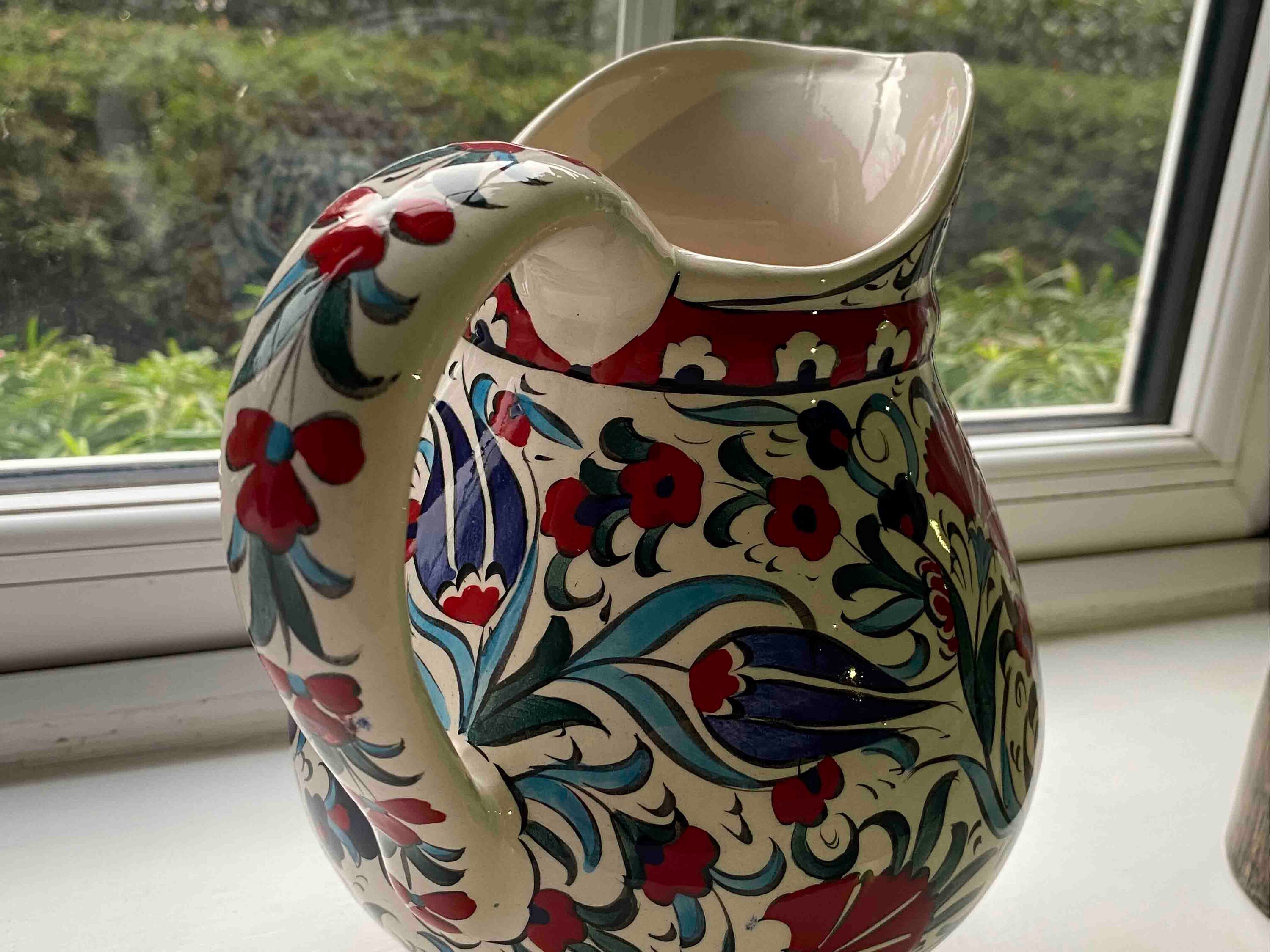 Ceramic Jug Vase Flower Vase Water Jug Ceramic Pitcher Etsy