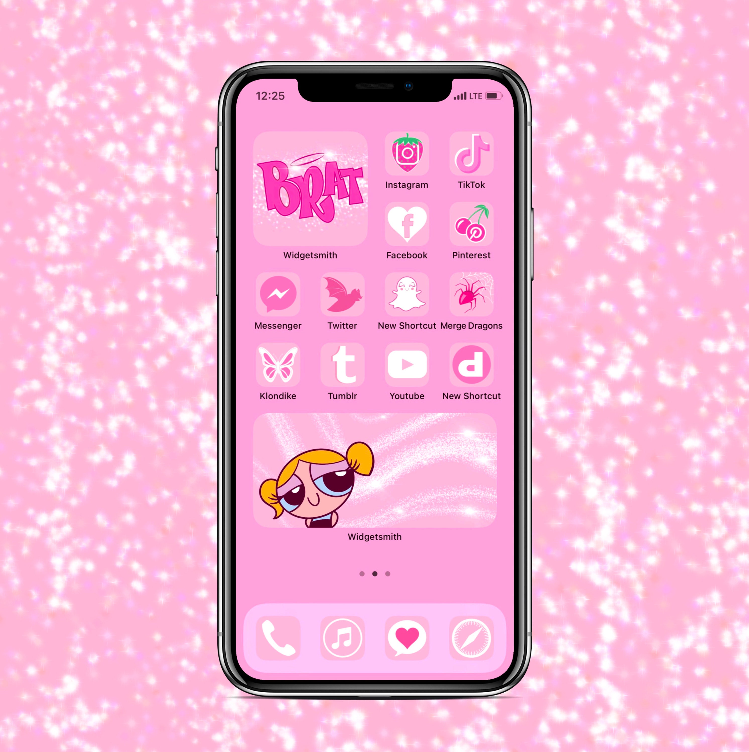 Pink Y2K Aesthetic Fashion Instagram Pack Graphics - YouWorkForThem