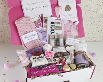 Hug in a Box | Treat Box | Letterbox gift | Get Well Soon | Thinking of you | Personalised Care Package | Pick Me Up | Mothers Day Hamper