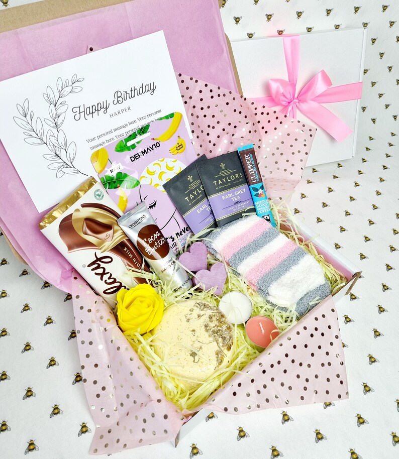 Birthday Pamper Hamper for Her Sister Best Friend Mum Etsy