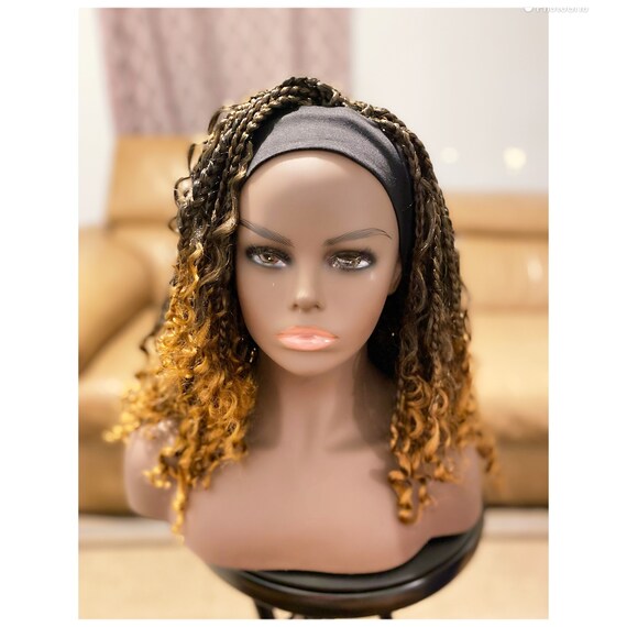 River box braid with curly ends. Amazon.com : SOKU Goddess Box Braids Crochet Hair 24 Inch  main image 3