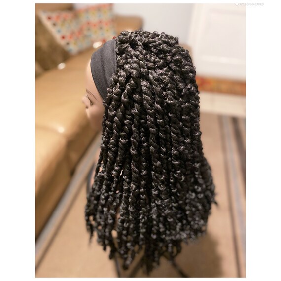 Crochet Bomb Twist Spring Twist Headband Wig. - Etsy Israel display picture 2