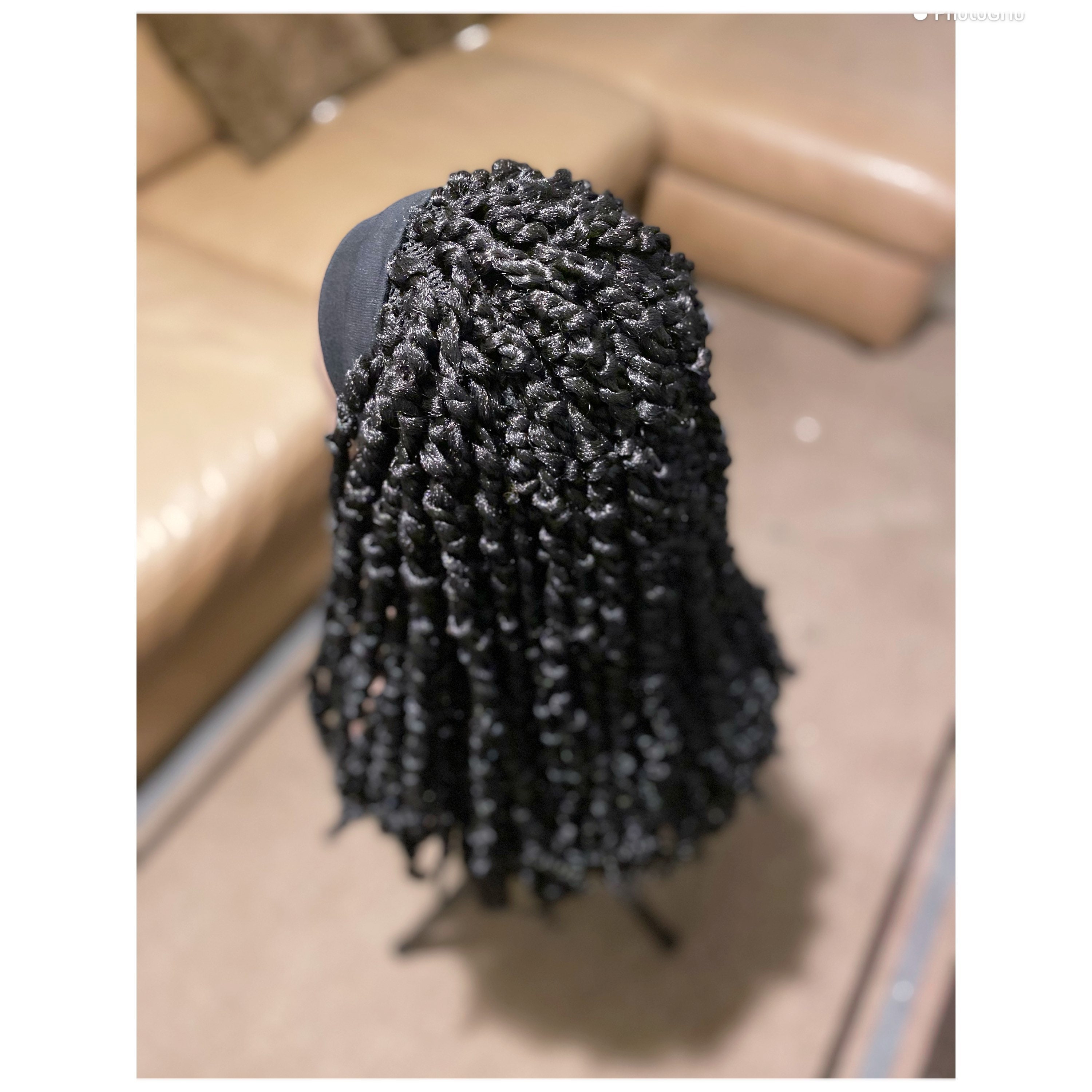 Bomb twist crochet spring twist headband wig. How to DIY Spring Twist Headband Wig for Beginners| Spring  main image 3