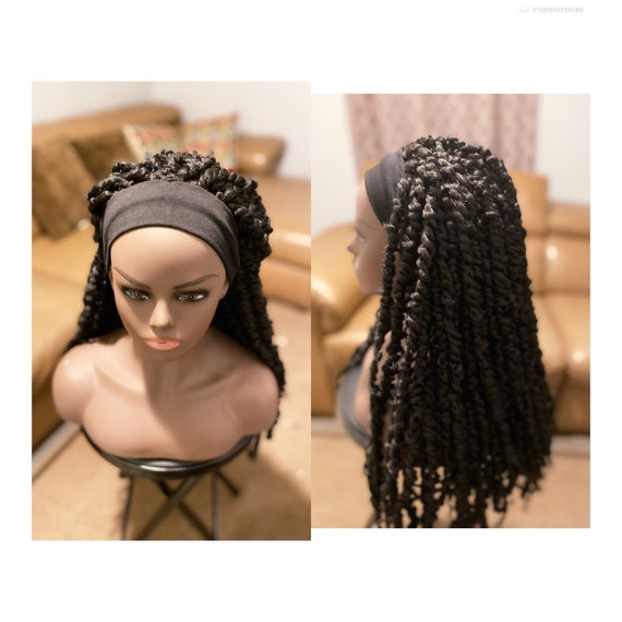 Crochet Bomb Twist Spring Twist Headband Wig. - Etsy Israel display picture 3
