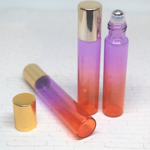 High-Grade Essential Oil Roller Bottles - Roll-On Tube Containers for Aromatherapy, Perfumes, and Lip Balms
