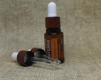 Natural Bamboo Essential Oil Dropper Cap - Fits 15ml Essential Oil Bottles Only
