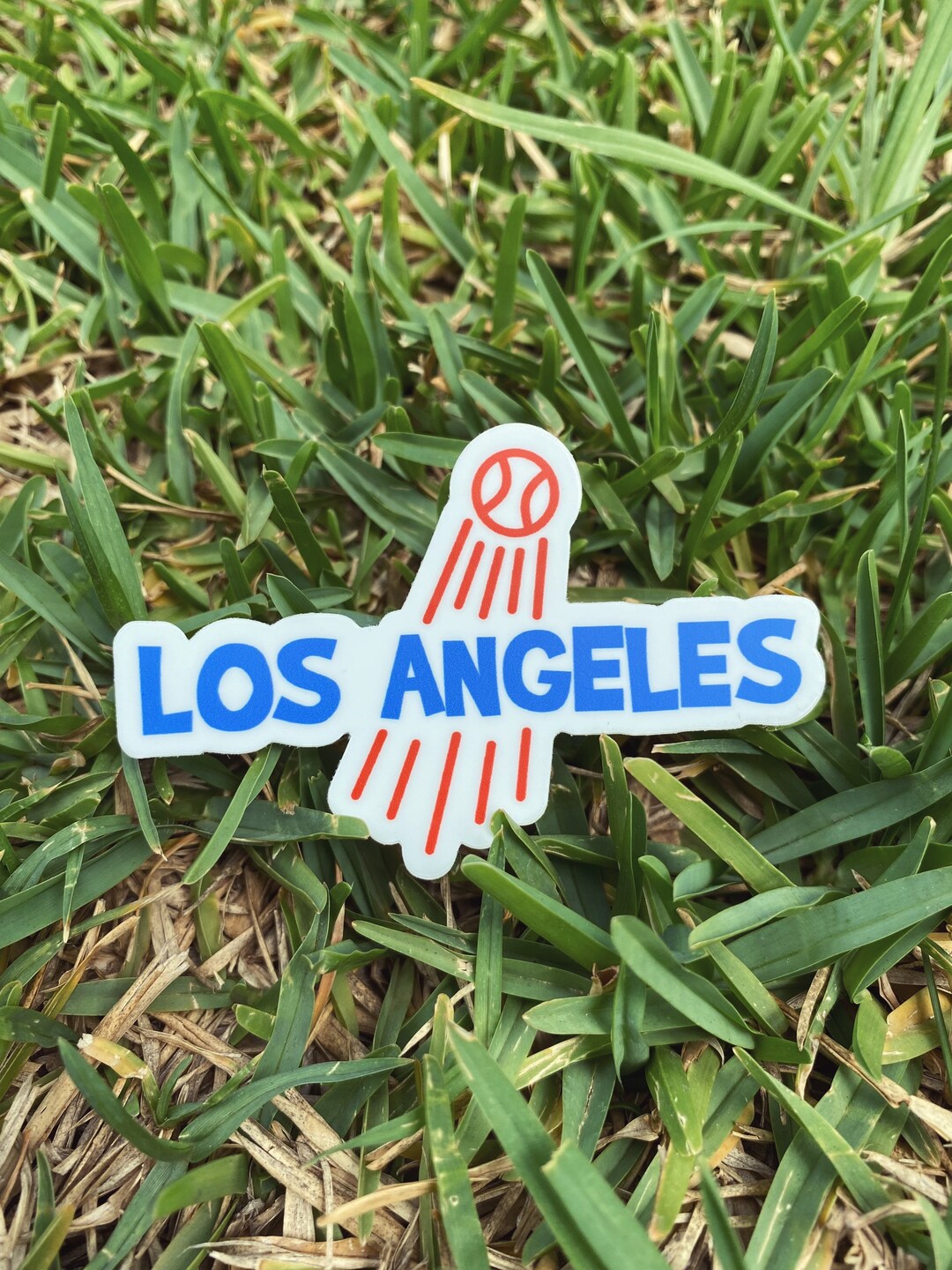 Los Angeles Baseball Sticker - Etsy