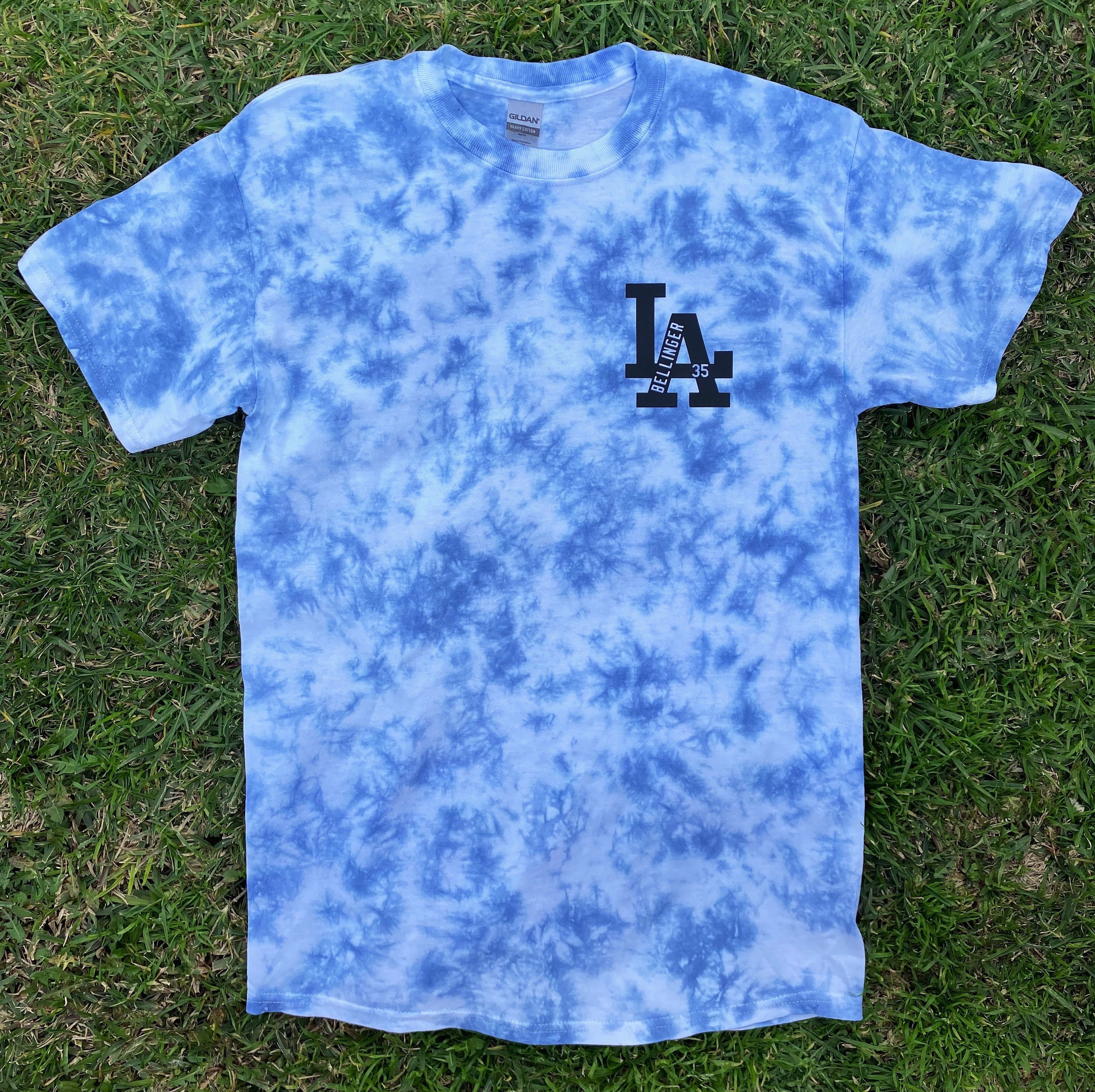 la dodgers tie dye shirt