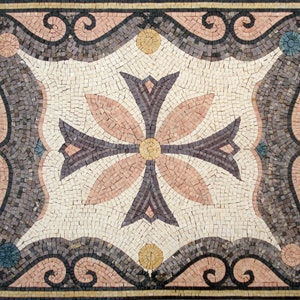 QUADRAT FORM TEPPICH | Neues Design Handgefertigte Teppiche Für Inneneinrichtung | Mosaik Kunst Fliese | Einweihungsparty Geschenk | Attraktiver Stil Teppich