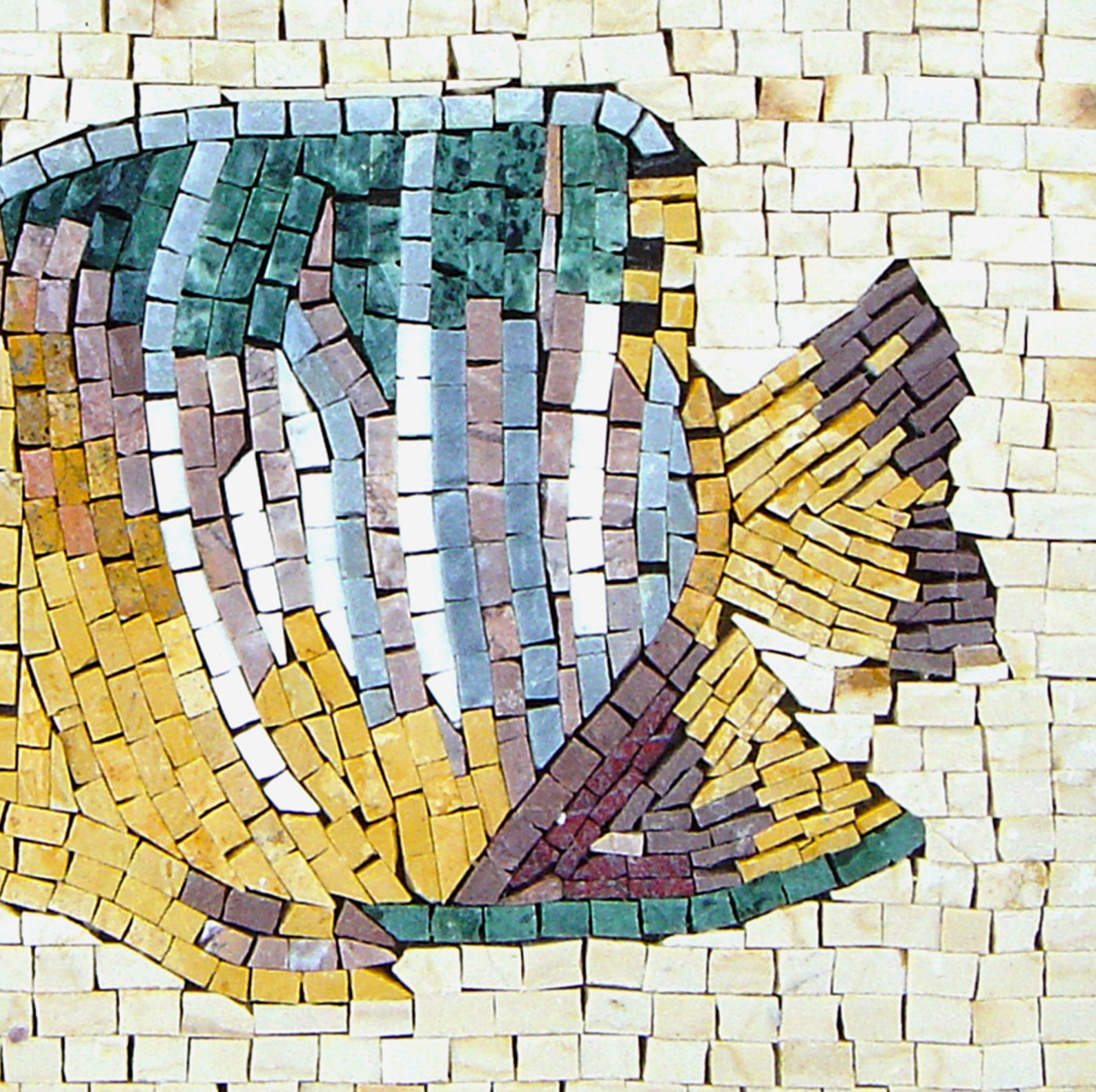 FISH WALL ART Kitchen Backsplash Mosaic Tile Wall Art | Etsy