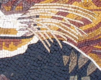 タイルモザイクのチーター