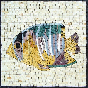 FISH ARTTILES| Fish Mosaic Tiles For New Home Kitchen And House Warming | Fish Artwork Backsplash For Kitchen Wall Decor