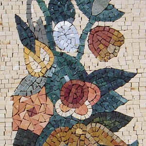 32 Handmade Marble Mosaic Flower Rose Vase Wall Art Home Décor - Etsy