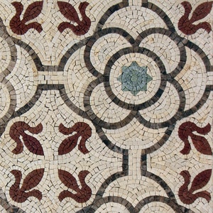 Burgundy Mosaic Grace