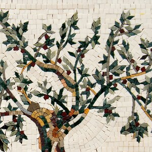 OLIVE TREE MOSAIC - Backsplash Marble Mosaic Tiles. Customization ...