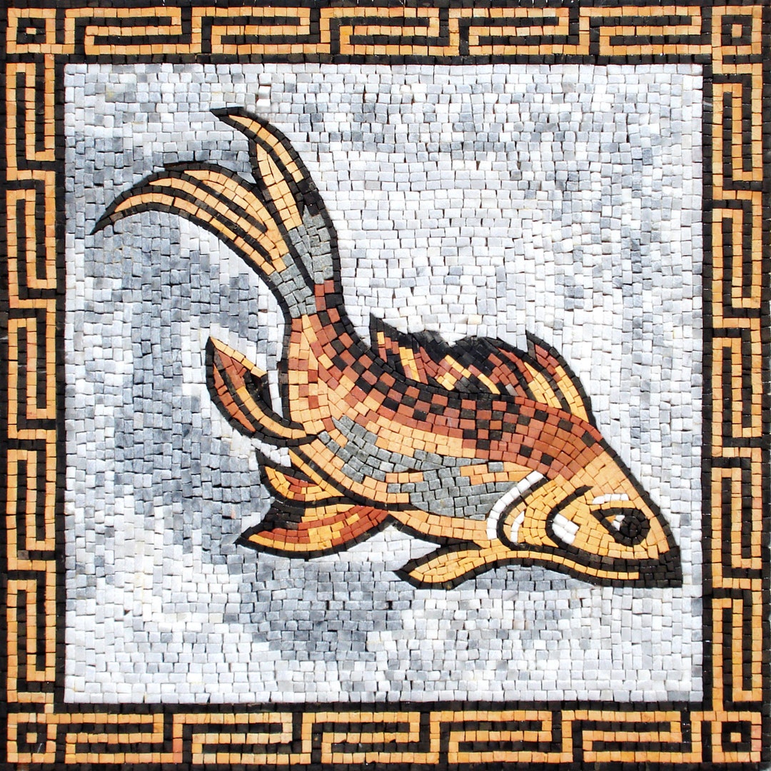 View of GOLDFISH ART TILES | Mosaic Tiles for New Home Kitchen and House ...