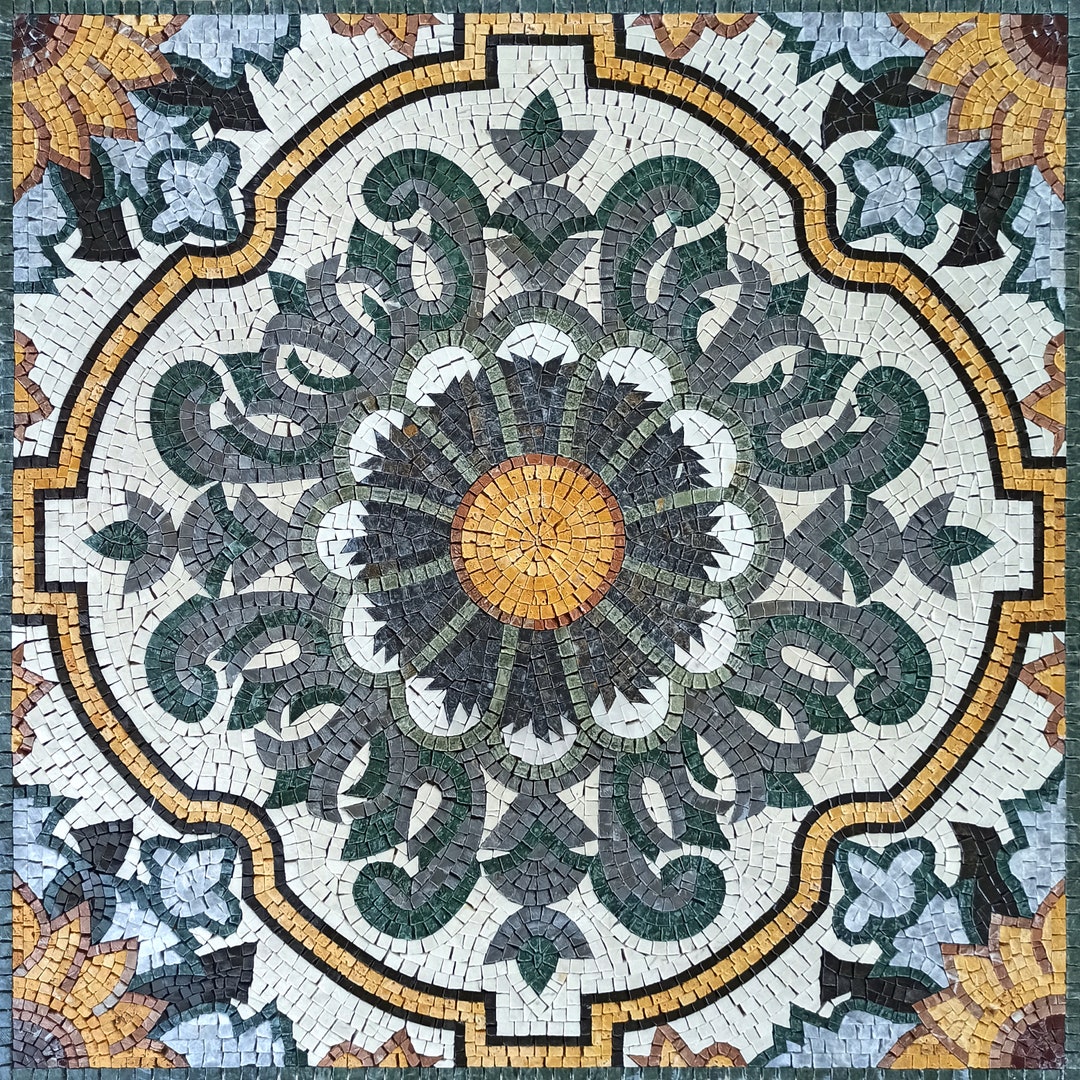 32 Handmade Geometrical Marble Mosaic Inlay Art Stone - Etsy