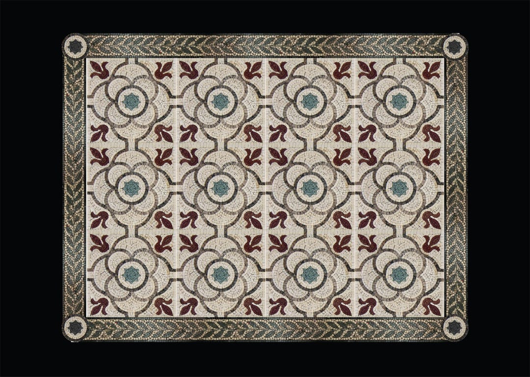 タイルモザイクの幾何学アート 幾何学模様のモザイクタイル｜カスタムデザイン - Etsy 日本