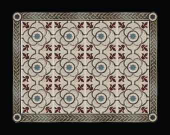 幾何学模様のモザイクタイル｜カスタムデザイン - Etsy 日本