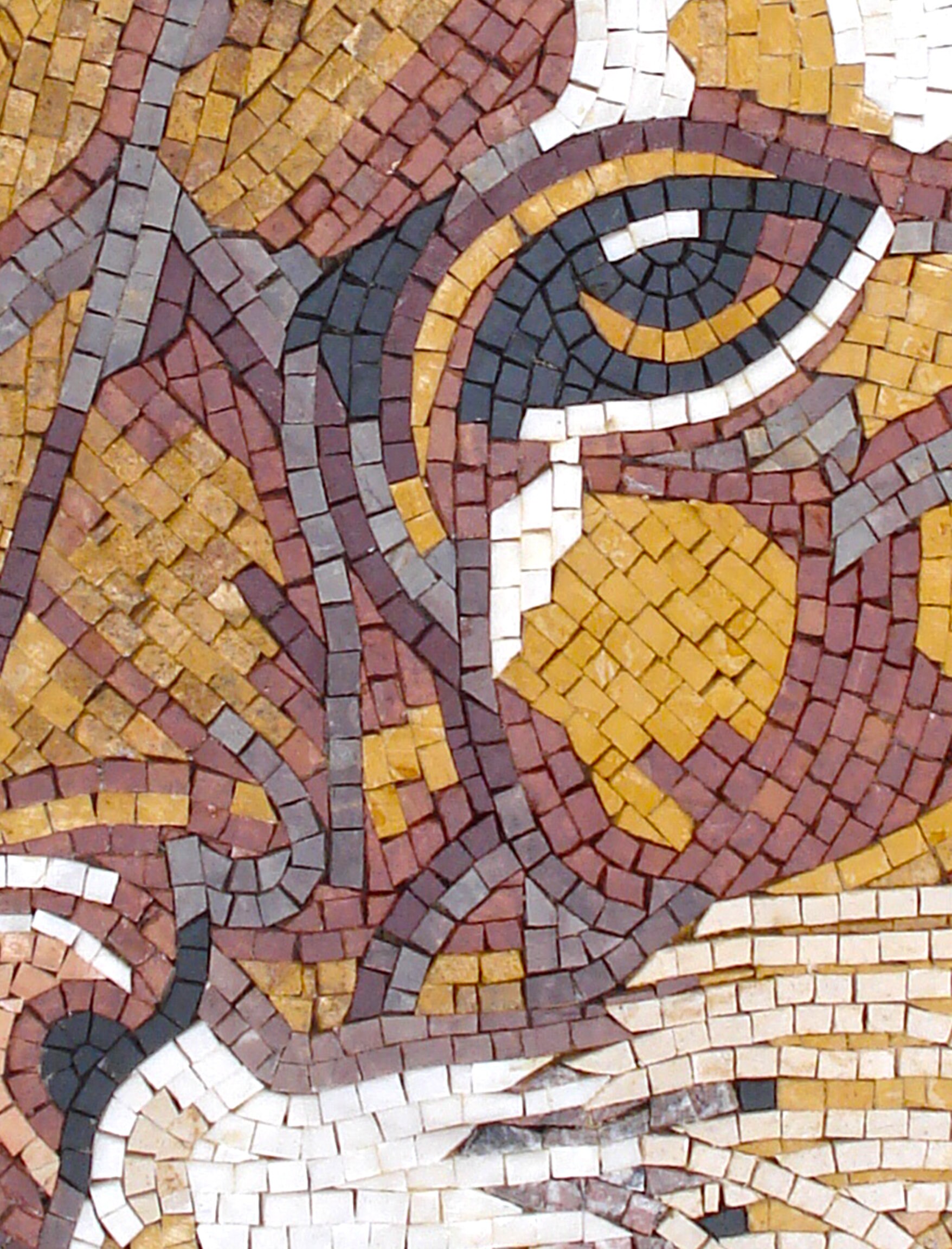 タイルモザイクのチーター