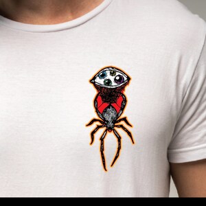 spider inspired tshirt, top, gender neutral tshirt, woman top, men top