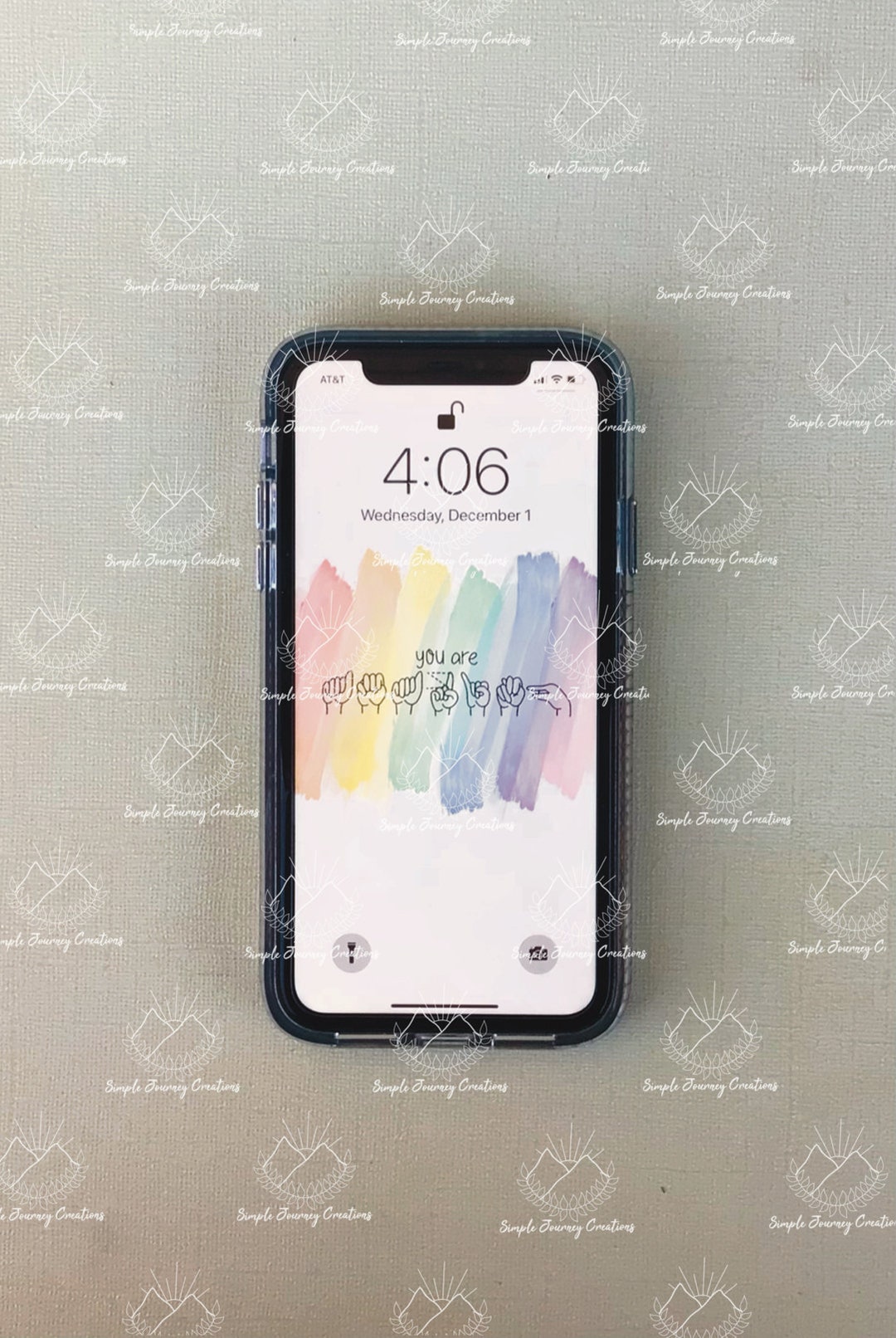 Sign Language You Are Amazing Phone Wallpaper ASL Lock Screen - Etsy