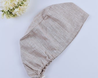 Euro Scrub Caps, Surgical Scrub Hats, Optional Satin Lining and Buttons, scrub caps for women euro style with elastic and adjustable toggle