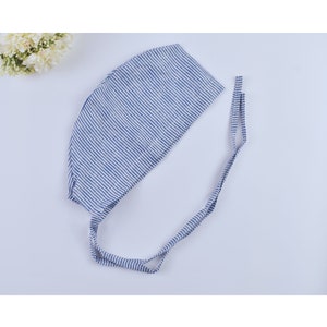 Gorros quirúrgicos para hombre y mujer, con lazo en la espalda, forro y botones de satén opcionales. Gorros quirúrgicos unisex.