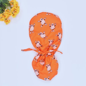 Lustige Horror Pferdeschwanz Kappe für Frauen, Lustige Gruselige Geist Halloween Euro Peeling Kappe, Halloween Chirurgen Kappe für Männer, Halloween Chirurgen Kappe