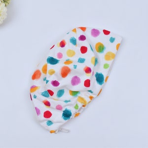 Euro Scrub Cap for Women, Surgical cap Satin Lined Option, Satin lined scrub cap. Scrub cap in 3 Styles.