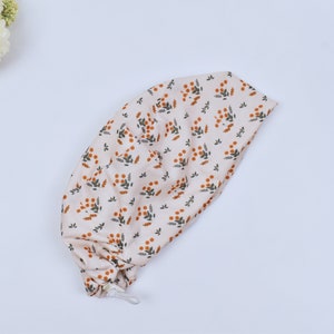 Euro Scrub Cap for Women, Surgical cap Satin Lined Option, Satin lined scrub cap. Scrub cap in 3 Styles.