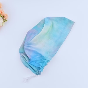 Tie Dye Scrub cap, Ponytail Scrub cap, Euro Scrub Cap, surgical scrub hats, scrub hat, scrub caps for women, surgeon scrub cap