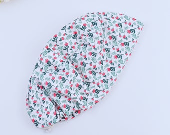 Euro Scrub Cap for Women, Euro Scrub Cap for Women, Surgical cap Satin Lined scrub cap. scrub cap in 3 STYLES