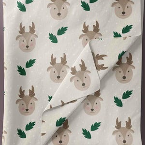 Christmas Reindeer ponytail Scrub Caps for Women. Euro Christmas  Scrub Hat, Surgical Scrub cap with Satin Lined Option. Scrub hat for all.