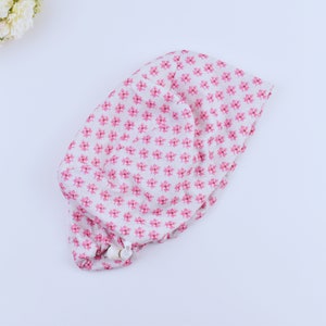 Small Floral Euro Scrub Cap for Women, Surgical cap Satin Lined Option. Satin lined scrub cap. scrub cap in 3 STYLES.