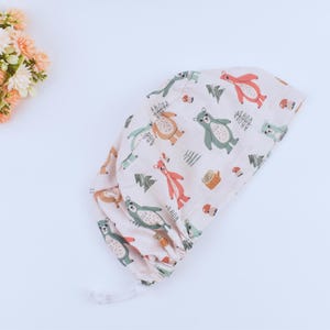 Euro Scrub Caps, Euro Scrub Cap for Women, Surgical cap Satin Lined Option. Satin lined scrub cap. scrub cap in 3 STYLES.