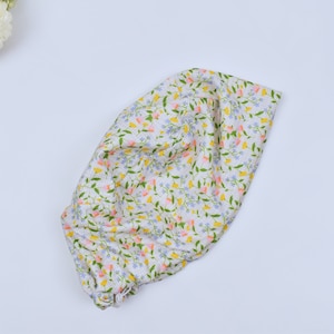 Flowers Euro Scrub Cap for Women, Surgical cap Satin Lined Option. Ponytail scrub hat, Scrub caps for women. Satin Lined scrub cap.