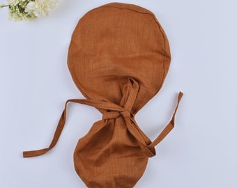 scrub caps for women ponytail, scrub cap, surgical cap, ponytail scrub cap, Scrub caps for women, Satin Lining & Buttons option
