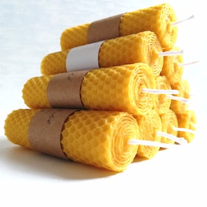 Personalisierte Bienenwachskerze Gastgeschenke: Rustikale Bienenwachs-Hochzeitsdeko