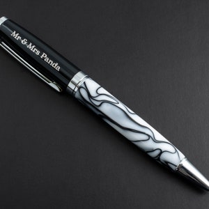 Resin Custom Engraved Pen, Personalized Pen, Gift For Men, Gift for Boss, Luxury Office Accessory, Coworker Gift, Ballpoint Pen