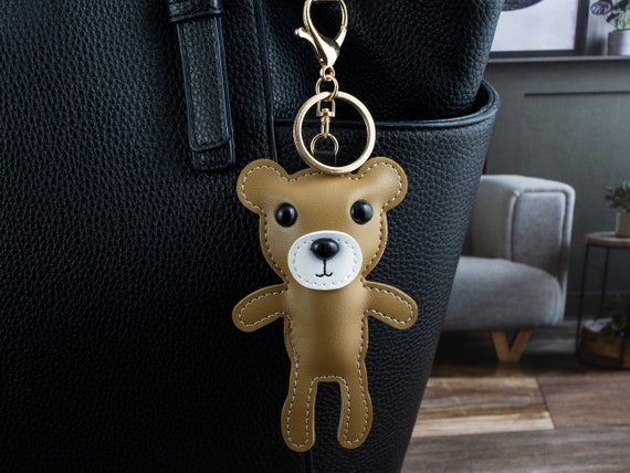 HunnyBeeGiftStore Luxury Teddy Bear Keychain