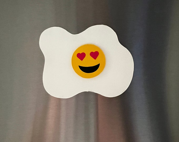 Spiegelei Valentinstag Geschenk Herz Augen Magnet Kühlschrankfreundin