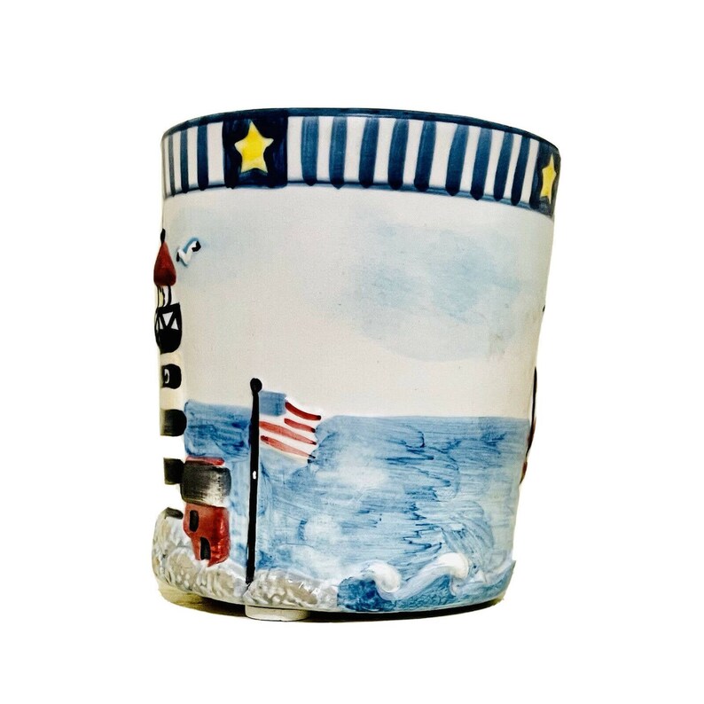 Yankee Candle Ceramic Lighthouse 3 Tea Light Candle Holder