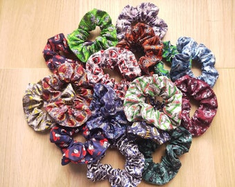 NRL Team Scrunchies, Cotton Hair Accessories