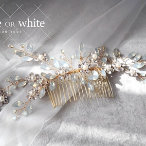Accessoires pour cheveux de mariée-Vigne de cheveux de mariée-Accessoires de cheveux de mariage- Coiffe de mariée-Vigne de cheveux de peigne de mariée