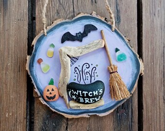 JYキラキラ様おまとめです】かわいいハロウィンの吊り飾り＊シーグラス