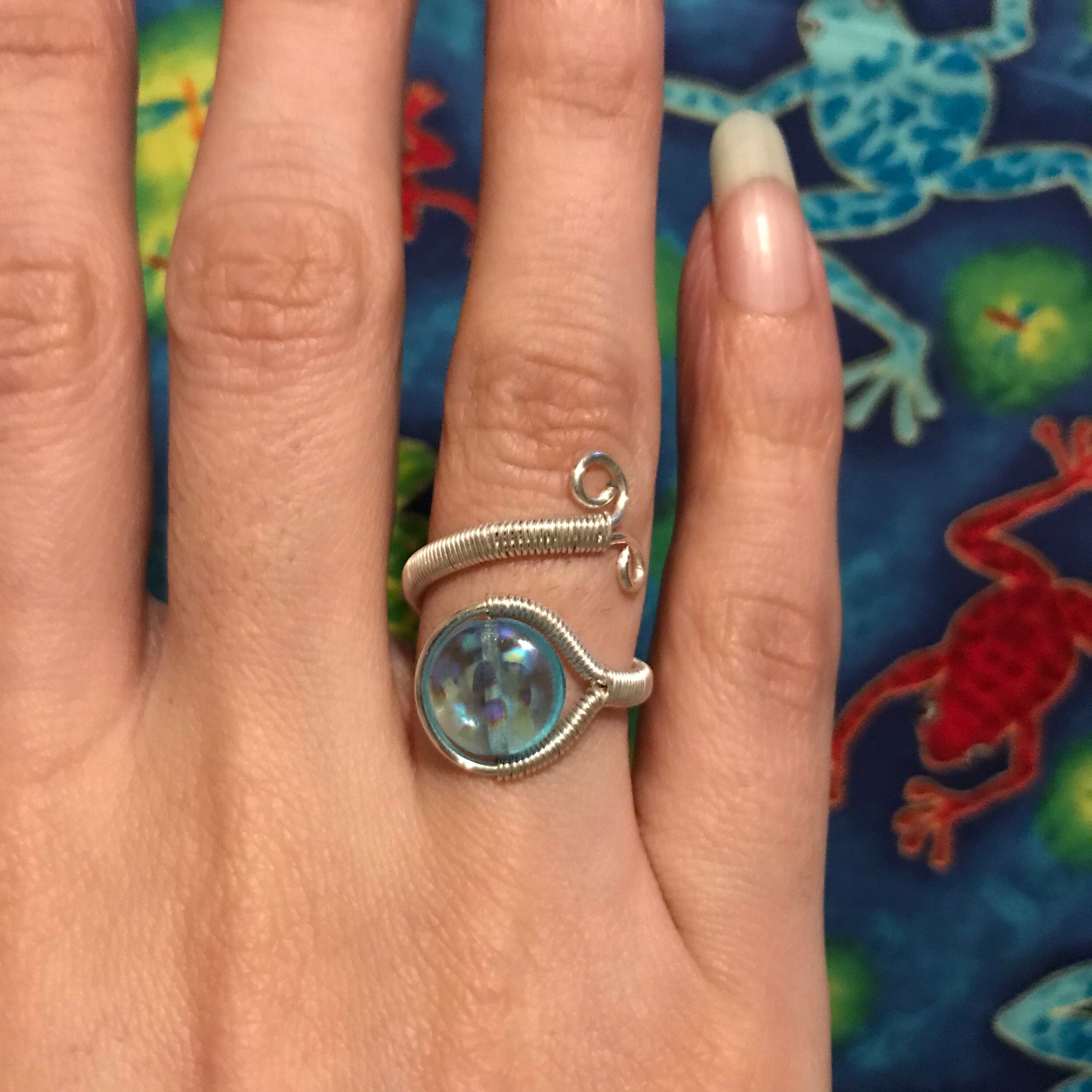Adjustable Wrap Around Ring Etsy