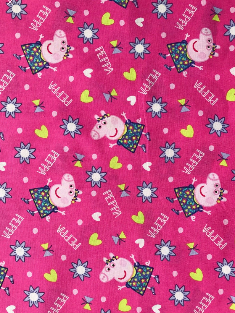 1 yard Peppa Pig Fabric