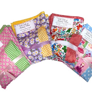 Doll Quilt and Matching Pillow (3 piece set)